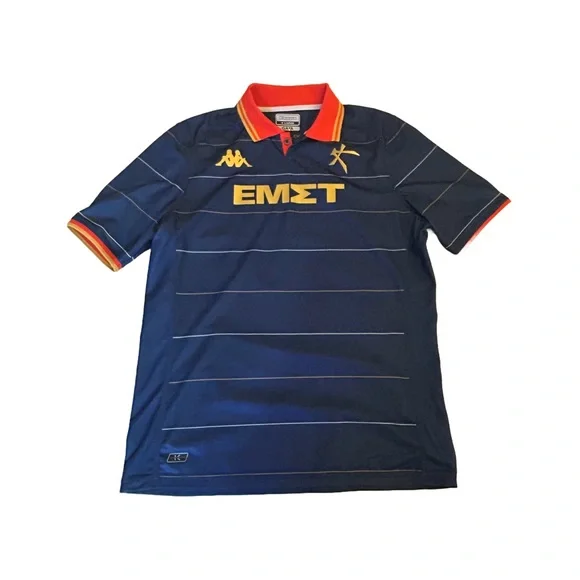 Kappa Blue Soccer Jersey with Red and Yellow Accents - Picture 4 of 7